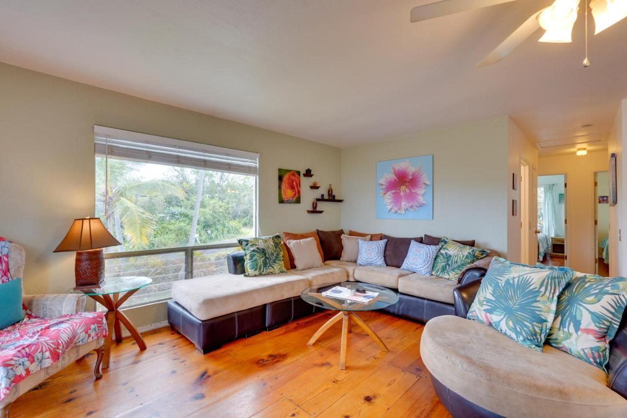 Breezy Kailua-Kona Bungalow With Lanai And Ocean View! エクステリア 写真